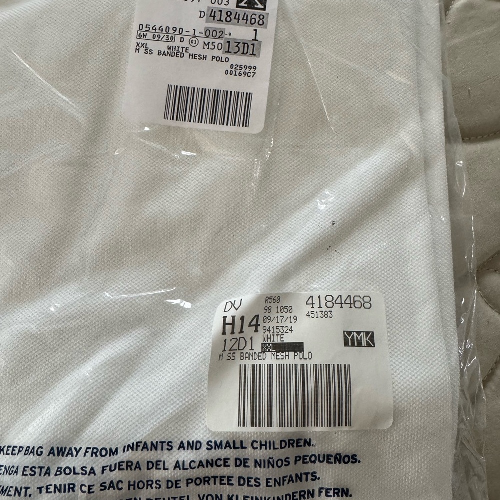 Brand new Lands' End White Polo Shirt - Picture 3 of 3